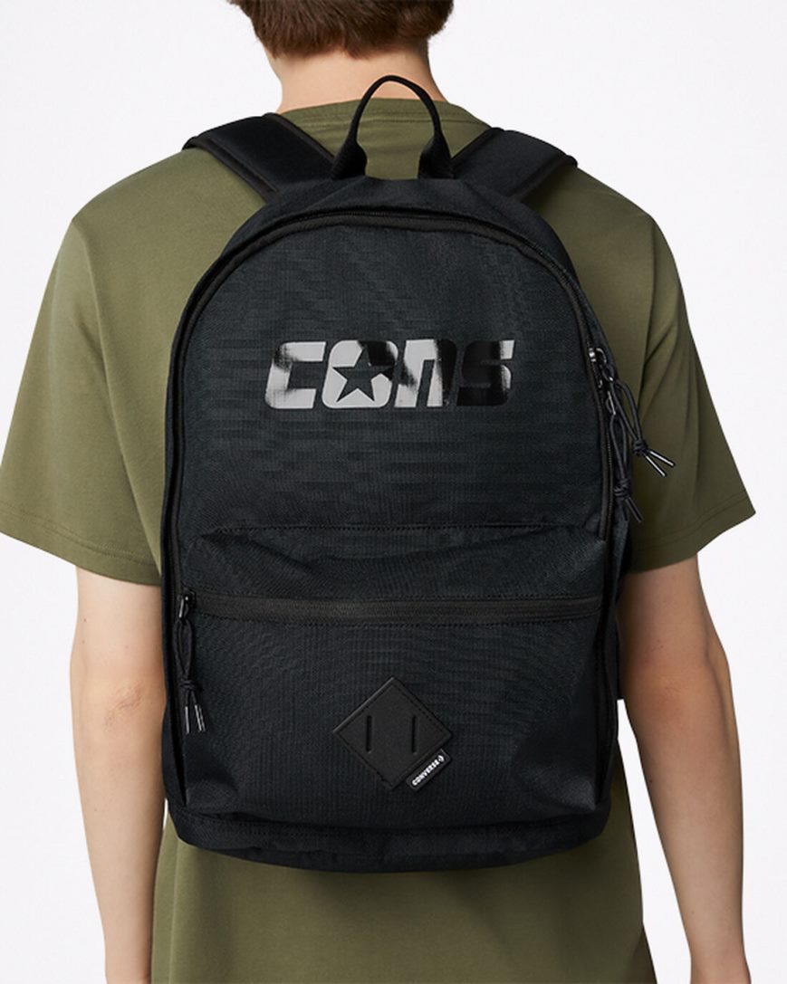 Men's Converse CONS Go 2 Backpacks Black | AU C6E84M